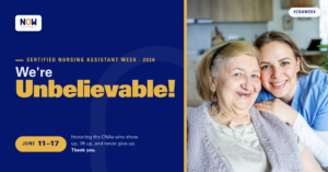 certified nursing assistant week celebrated by NOW Insurance